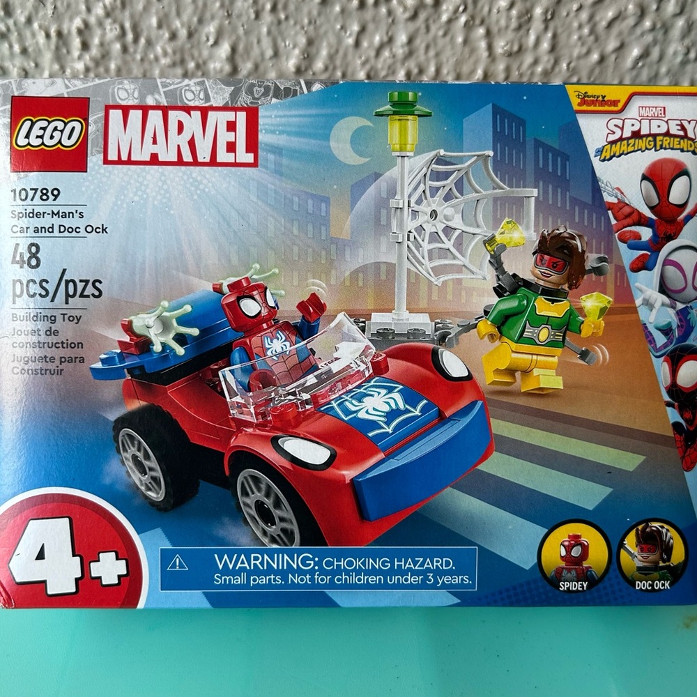 LEGO Marvel Spider-Man's Car and Doc Ock Set 10789 Buildable Toy 48 pcs NIB